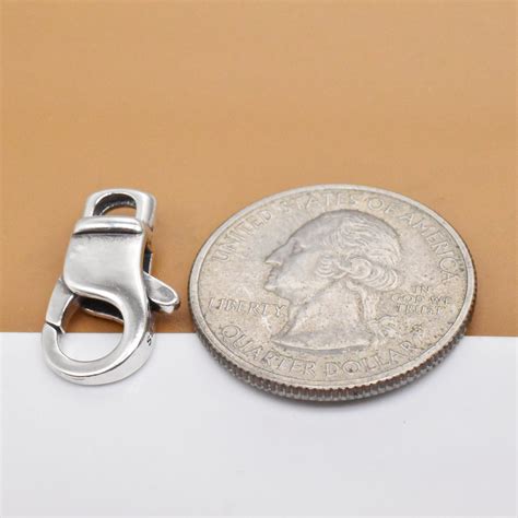 gucci size 19 silver lobster claw clasp|Amazon.com: Silver Lobster Claw Clasp.